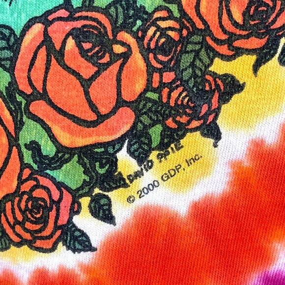 Grateful Dead Summer Tour 1994 Vtg Mens T-Shirt Tie Dye size XL +DeadHead Button - Picture 12 of 14